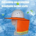 thumbnail image 3 of Hard Hat Sun Neck , High Visibility Sun Shade Hard Hat Niced, 3 of 9