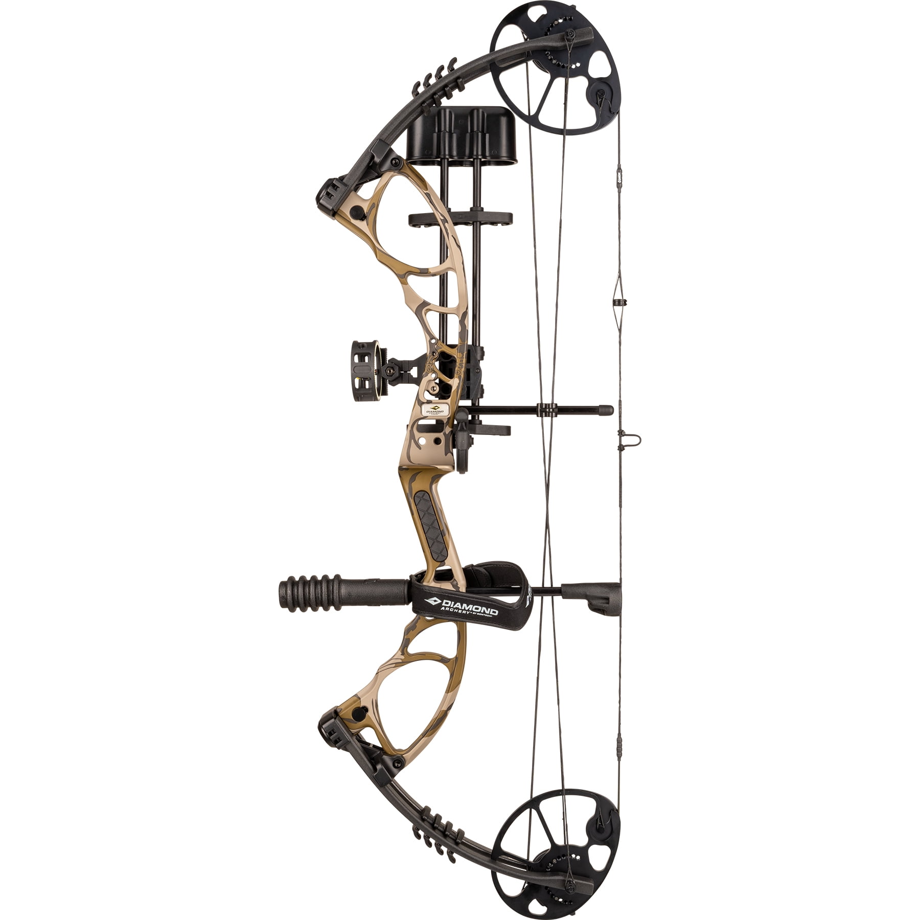 DIAMOND ARCHERY Edge XT RH Mossy Oak Bottomland Compound Bow With Package (A14807)
