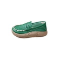 thumbnail image 3 of Zapatos informales de PU para mujer, ropa de moda ligera con , parte inferior gruesa verde 36 Yuyangstore Plataforma de mujeres, 3 of 8