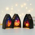 thumbnail image 2 of Calabaza Halloween LED Linterna LED Luces de hadas Lámpara Funciona con pilas Iluminación colgante de Halloween para el hogar, 2 of 8