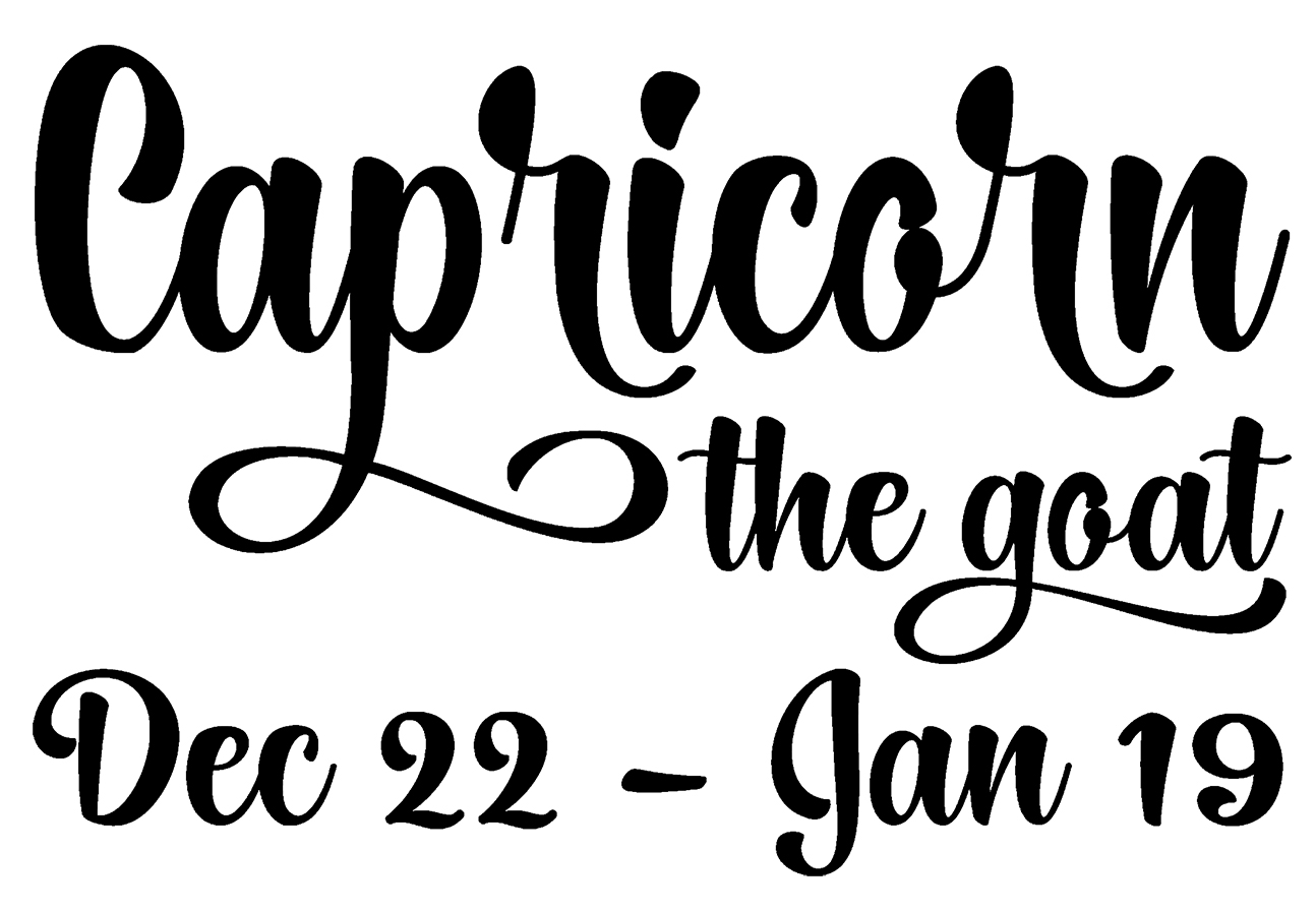 Capricorn The Goat Zodiac Sign Astrology Wall Decals for Walls Peel and