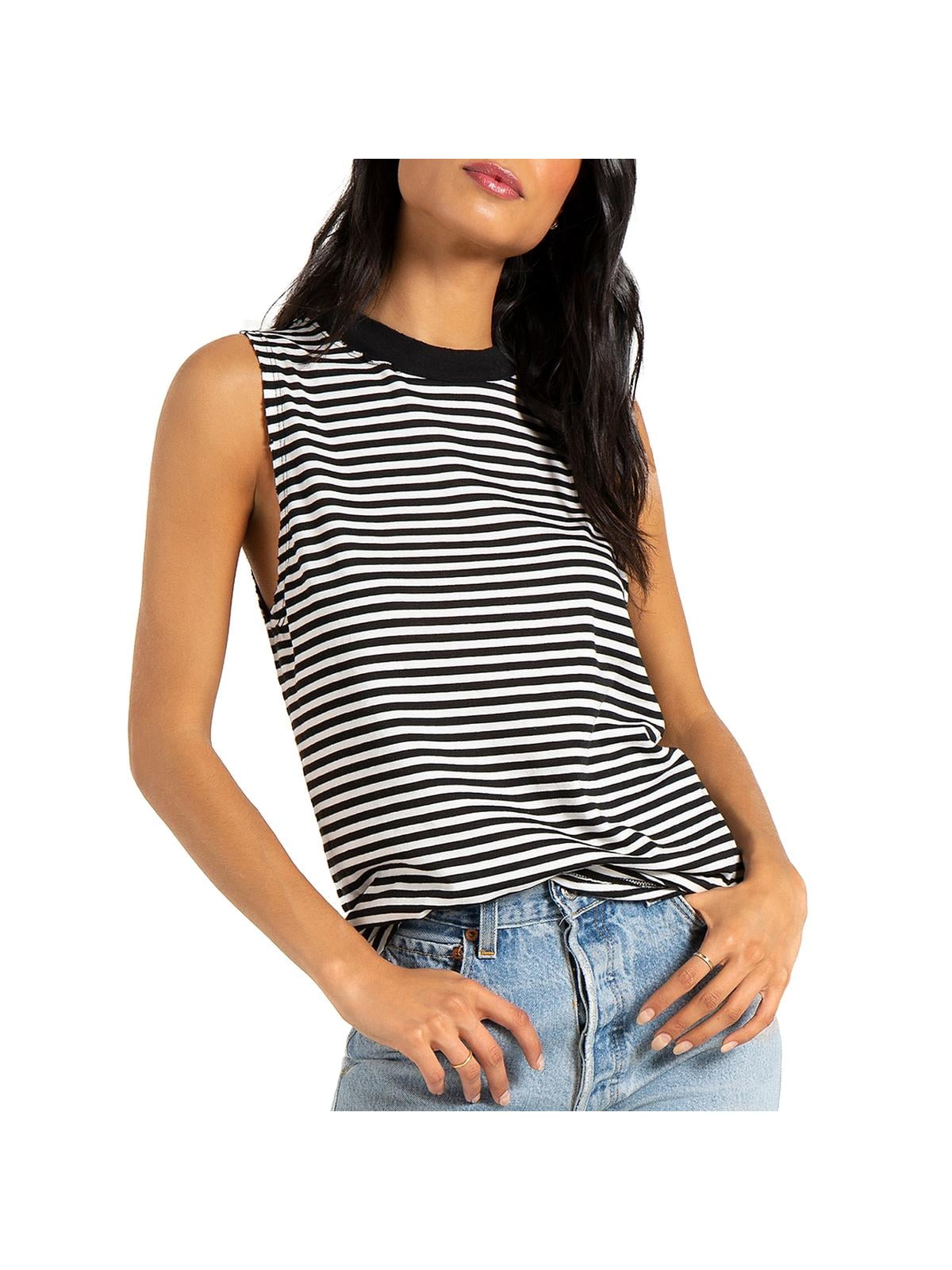 Slash neck sleeveless top Clearance