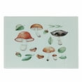 thumbnail image 1 of Autumn Cutting Board, Fall Season Mushrooms Chestnuts with Hand Drawn Foliage Leaves Watercolor Design, Decorative Tempered Glass Cutting and Serving Board, Small Size, Multicolor, by Ambesonne, 1 of 1