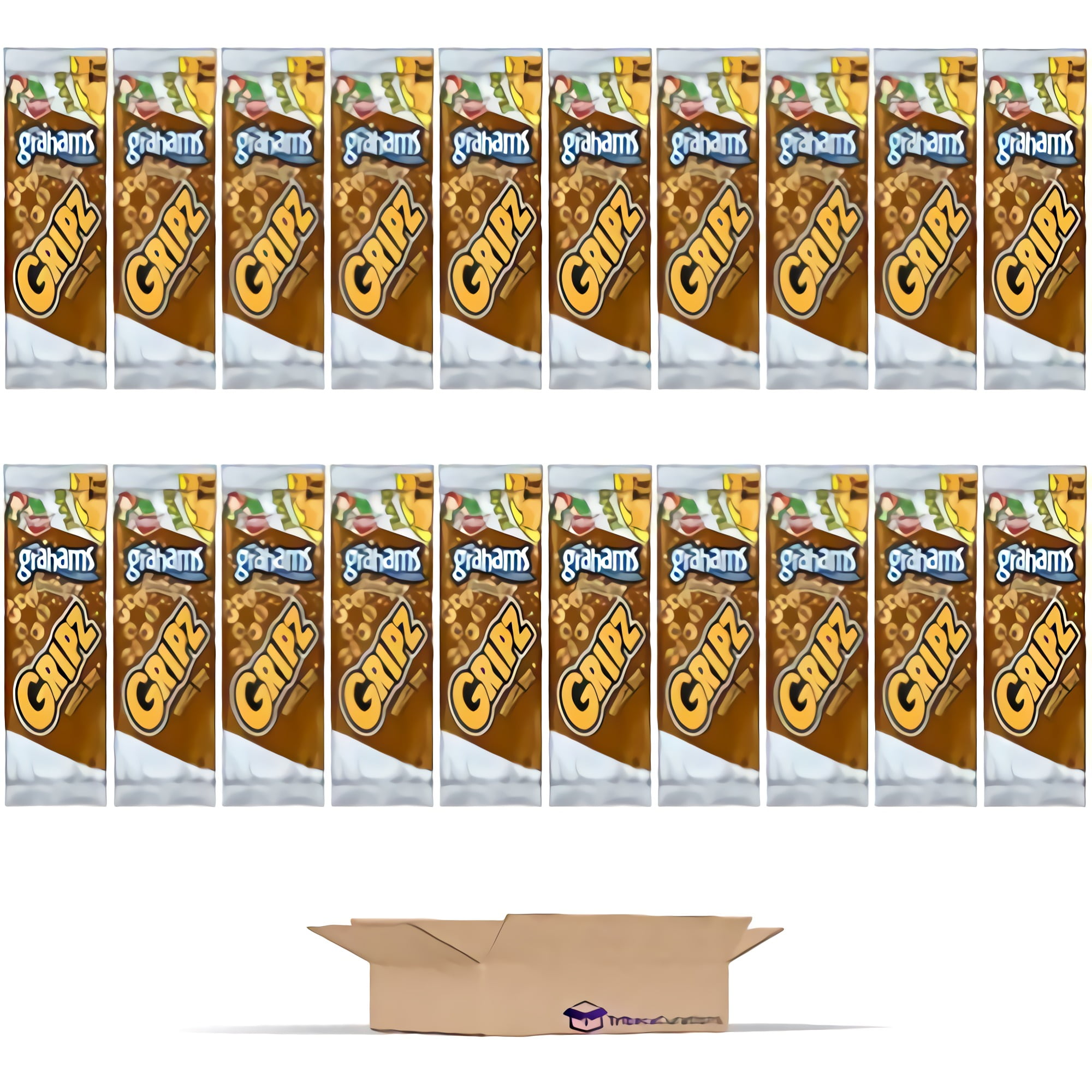 Grahams Crackers by Gripz .9 Ounce 20 Count (Chocolate Chip)