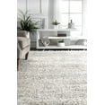 thumbnail image 3 of nuLOOM Brooke Contemporary Shag Area Rug, 10' x 13', Ivory, 3 of 3