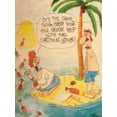 thumbnail image 2 of Paper Magic Funny Deserted Island Message in a Bottle Christmas Cards, 2 of 2