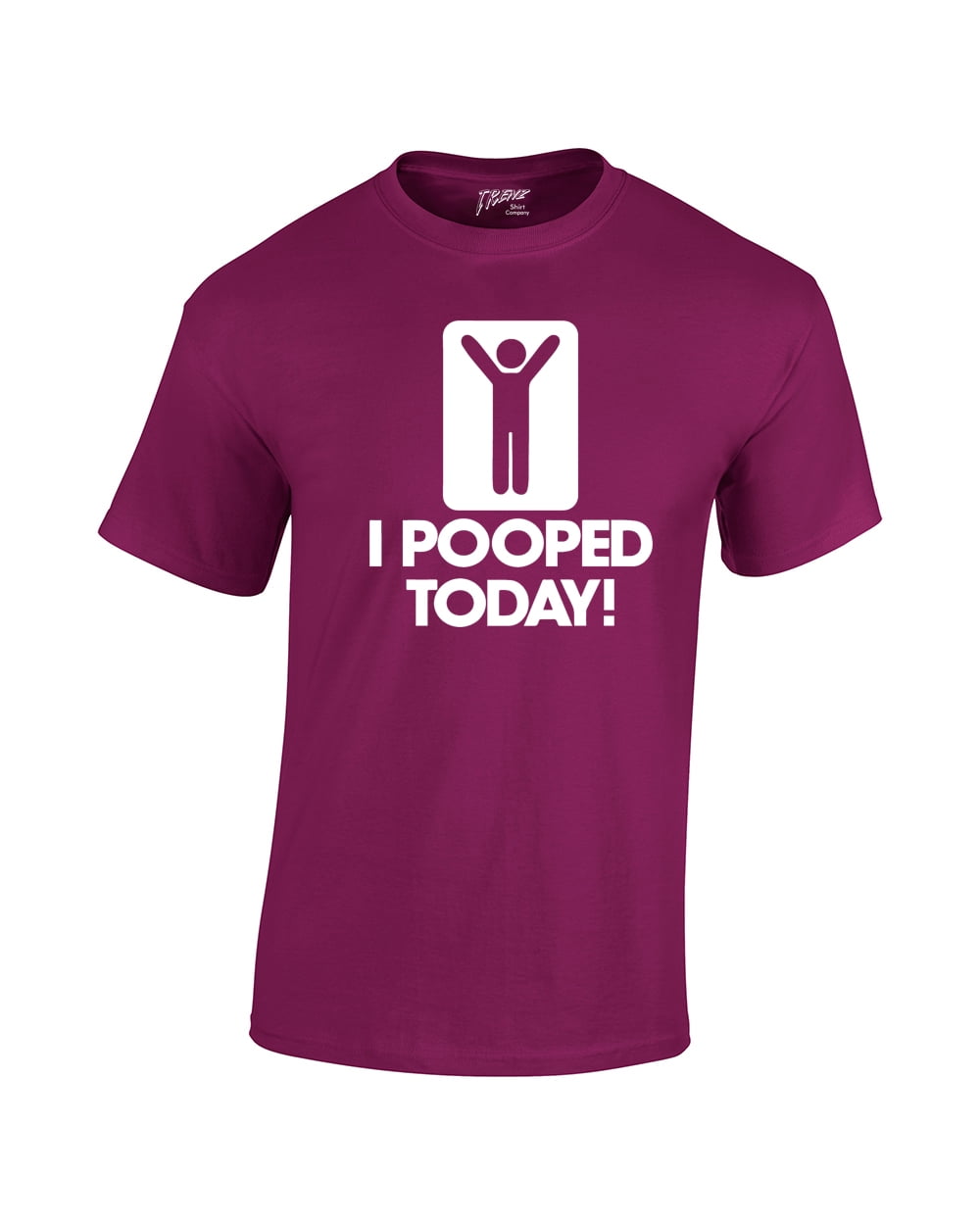 I Pooped Today T-shirt Funny Humorous Comic Stick Figure Sign Happy ! Short - Picture 26 of 126
