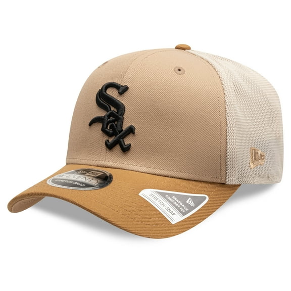 Men's New Era  Stone Chicago White Sox 9SEVENTY Trucker Adjustable Hat
