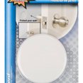 thumbnail image 6 of Shepherd Hardware Wall Protector Round 3.25 in Plastic Self Adhesive White, 12-Pack, 6 of 7