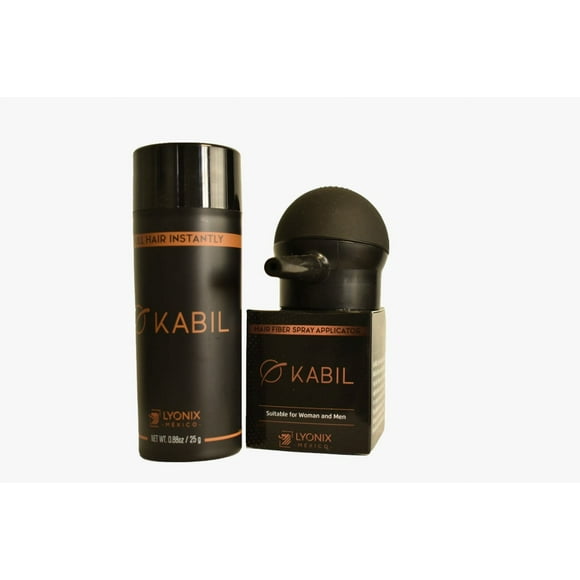 FIBRA CAPILAR KABIL Negro y aplicador