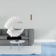 thumbnail image 2 of Figura de resina ondulada y escultura de reloj de pie en miniatura, obra de arte abstracta para dormitorio, sala de estar, decoración del hogar, estil, 2 of 8