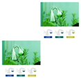 thumbnail image 3 of Becaristey Carbon Dioxide Diffuse Glass Drop Checker Kit Liquid Spherical Concentration Solution Water Quality Fish Tank clear 2Set, 3 of 6