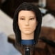 thumbnail image 2 of Cabeza de maniquí de cabello, cabeza de entrenamiento portátil para trenzar, peinar y cortar el cabello. B de tipo B negro, 2 of 9