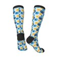 thumbnail image 4 of Haiem Circular Socks, Funny Novelty Crazy Design Cotton Socks Sports Socks Knee High Socks For Men, Women,1Pairs - Gift For Working Friends, 4 of 9