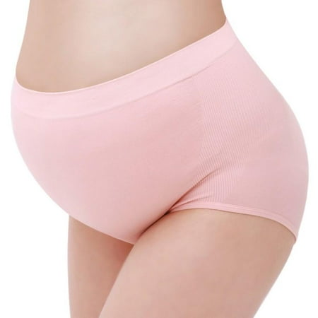 

Women High Waist Maternity Panties Seamless High Elasticity Lifting Hips