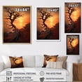 thumbnail image 4 of Designart "Golden Sands Beach Photo X" Nautical & Beach Floater Framed Canvas Print, 4 of 7