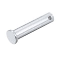 thumbnail image 3 of Single Hole Clevis Pins -10mm x 45mm Flat Head Zinc-Plating Solid Steel Link Hinge Pin 12Pcs, 3 of 5