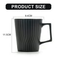 thumbnail image 2 of 400ml coffee cup, solid color coffee cup, suitable for family coffee shop parties.-400ml, 2 of 6