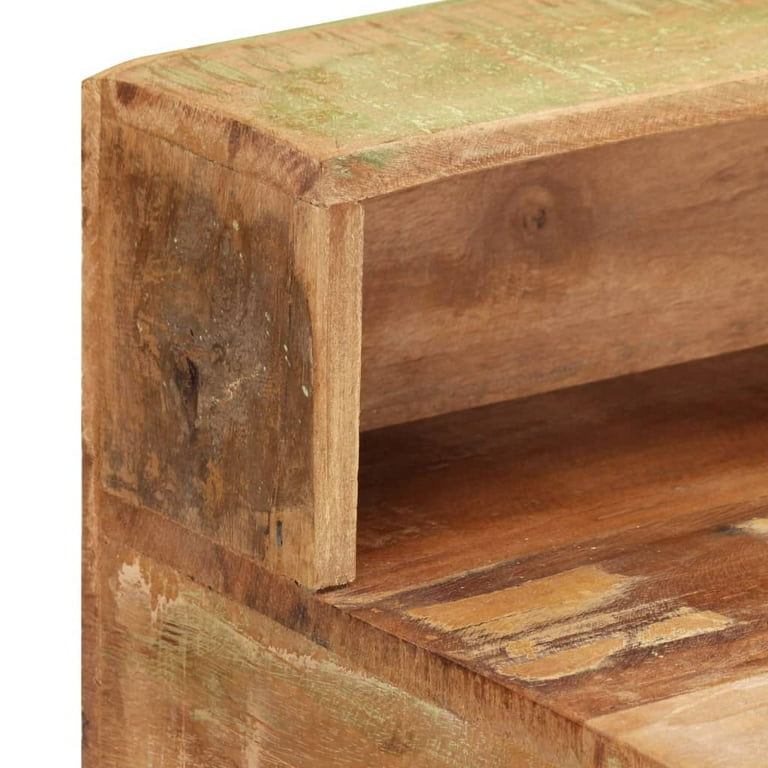vidaXL Desk Solid Reclaimed Wood Walmart