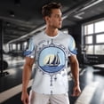 thumbnail image 3 of Wukai Not All Who Wander Are Lost2 Print Men's Short-Sleeved Mesh T-Shirt,Quick-Dry Short Sleeve Workout T-Shirt-X-Large, 3 of 8