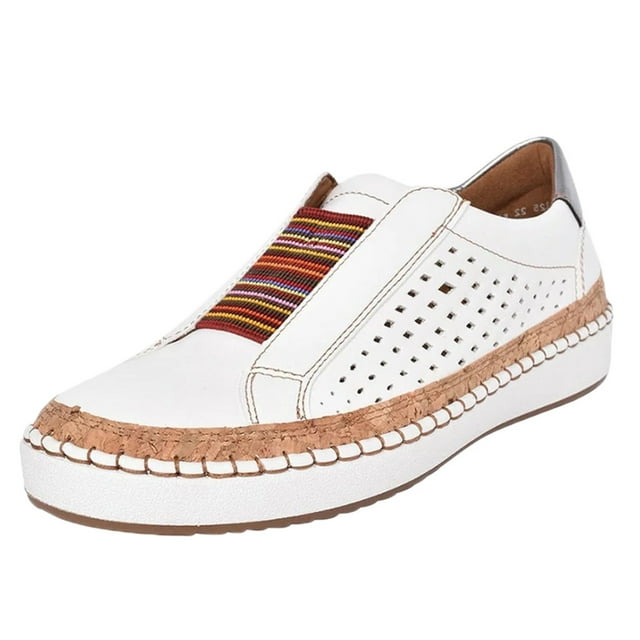 Rinsvye Chaussures Décontractées pour Femmes à Enfiler à Bout Rond, Chaussures Habillées Décontractées pour Femmes Taille 6, Chaussures Plates avec Découpes, Chaussures Décontractées à Enfiler pour Femmes, Chaussures Décontractées à Bout Rond pour Femmes, Chaussures Décontractées pour Femmes Taille 9 1/2, Chaussures Décontractées