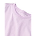 thumbnail image 3 of Garanimals Baby & Toddler Girl Cotton Short-Sleeve Solid T-Shirts, 3-Pack, 0M–6T, 3 of 9