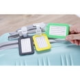 thumbnail image 2 of 4 Pack LUGGAGE TAGS ID Plastic Labels Name/Address Suitcase Holiday Travel Set, 2 of 10