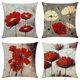 thumbnail image 1 of Juego de 4 fundas de almohada CHAO Lino 45 X 45 cm Estilo Bohemio, 1 of 5
