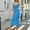 🔥 Blue, variant on Sentmoon Fitted Dress Regular Fit Sleeveless V Neck 2026 Summer Bohemian Dress for Women Solid Color Dresses for Wedding Guest Streetwear for Work and Office Brown S
