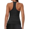 thumbnail image 5 of OIUUAK Yoga Workout Tops for Women, Racerback Basic Tank Summer 2026 Camisole V Neck Slim Fit Ribbed Sleeveless Sexy Y2K Going Out Tee Shirts, Black, 5 of 7