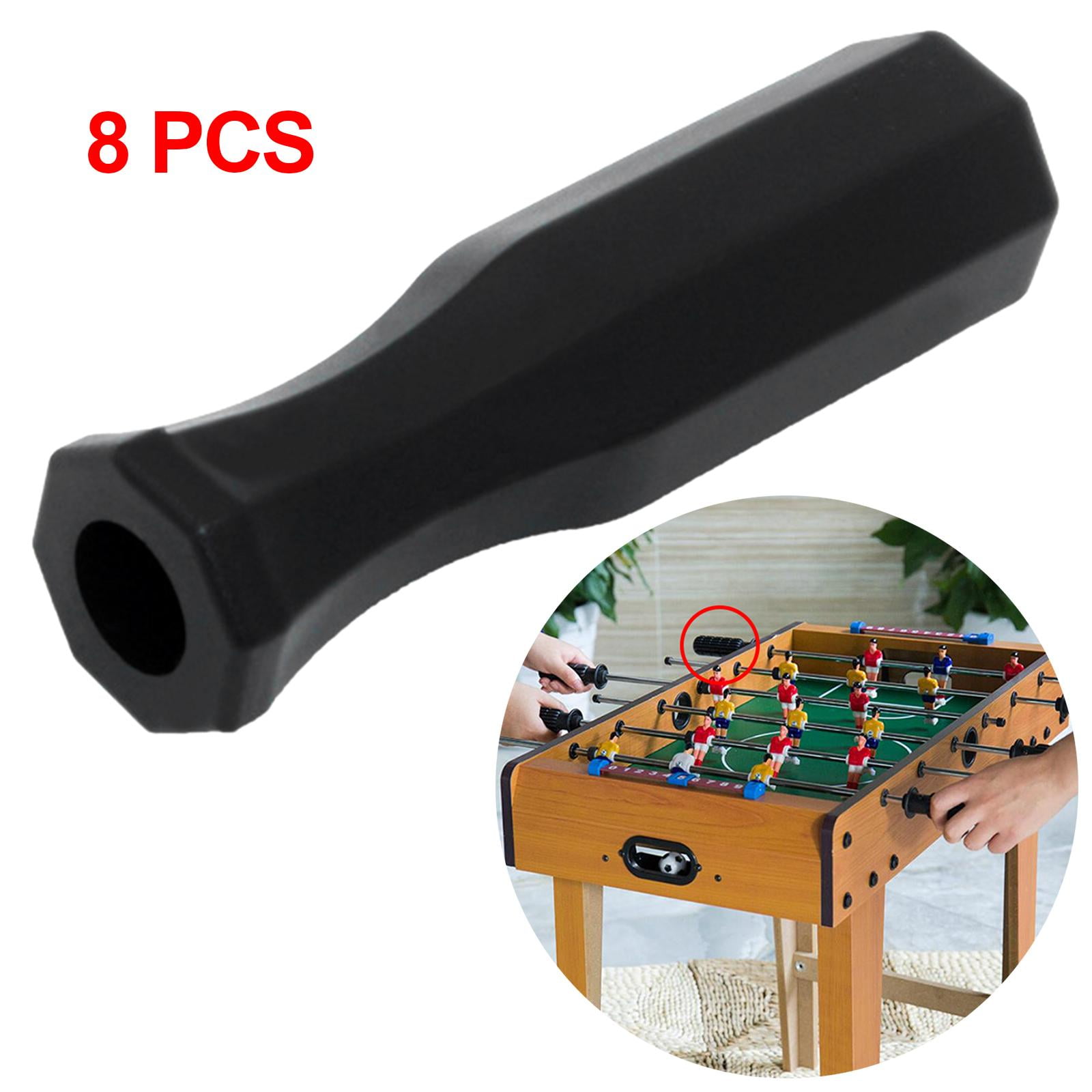 Table Soccer Handle 8Pcs Foosball Soccer Handle Grip Table Replacement Handle Part Foosball Accessories