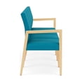 thumbnail image 4 of Pemberly Row Waiting Reception 4 Seat Tandem Seating No Center Arms in Teal, 4 of 5