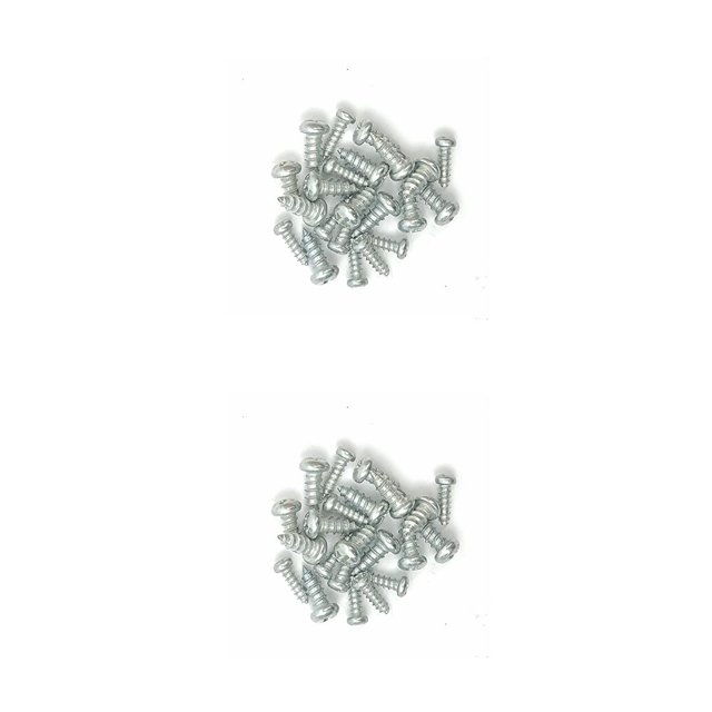 Scienceny Tornillos de 50 Uds., tapas redondas de acero inoxidable, perno autorroscante, sujetadores de montaje a juego, accesorios, suministros de 20 mm 2piezas Scienceny CBP253391