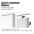 thumbnail image 5 of NeuType Full Length Mirror Decor Wall Mounted Mirror Floor Mirror Dressing Mirror Make Up Mirror for Bathroom/Bedroom/Living Room/Dining Room/Entry Silver, 47" x 22", 5 of 7