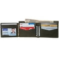 thumbnail image 6 of Alpine Swiss Mens Leather RFID Bifold Wallet 2 ID Windows Divided Bill Section, 6 of 7