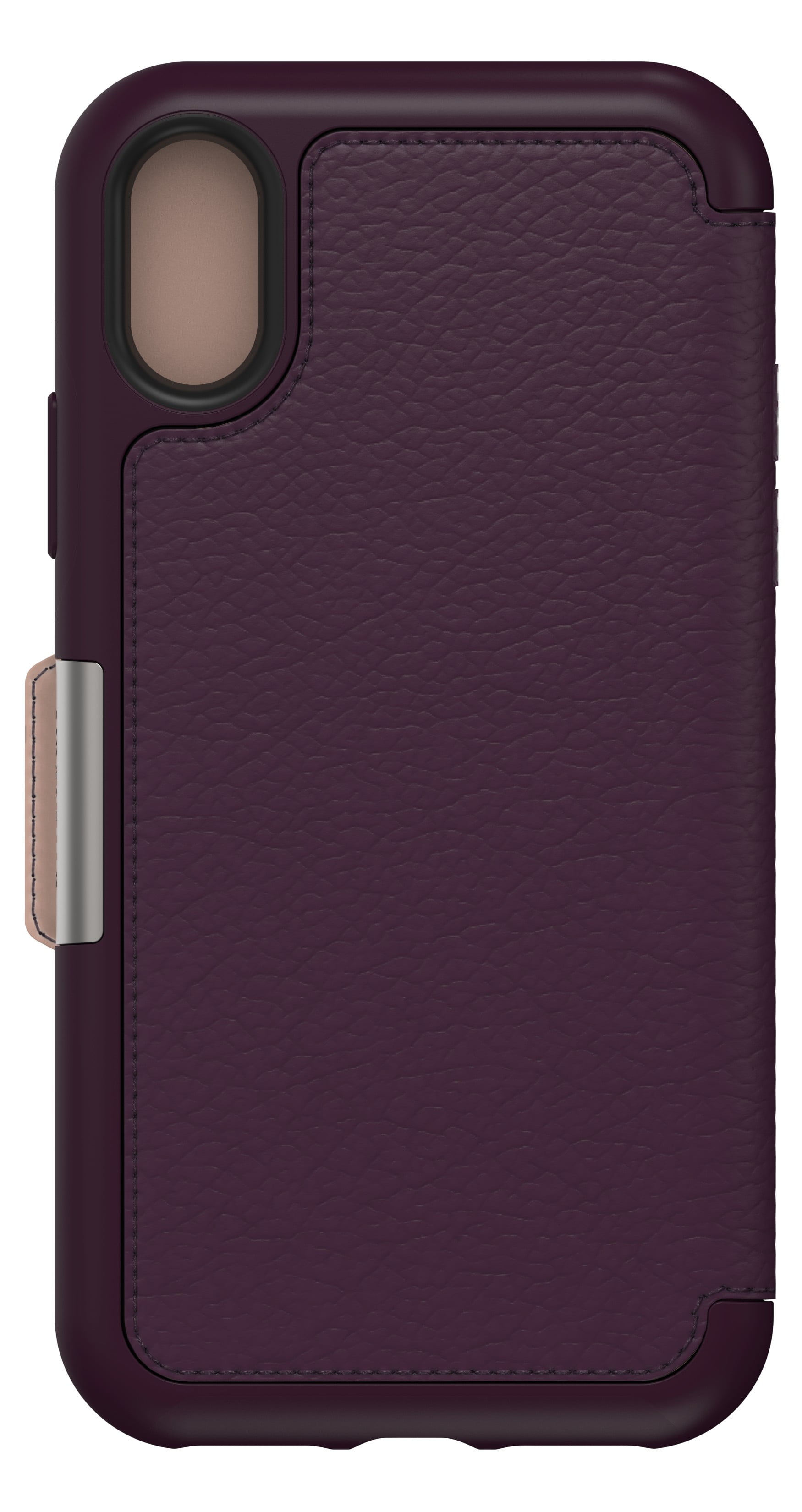 OtterBox iPhone X/Xs Purple/Pink (Royal Blush) Leather Strada Folio ...