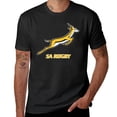 thumbnail image 2 of Nueva camiseta de rugby de Sudáfrica, camisetas divertidas, camiseta de manga corta para hombre, 2 of 5