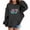 1#Black358, variant on Byoo Toddler Girls Sweatshirt Oversize 67 Number Graphic Full Sleeve Pullover Hoodie Top Casual Comfort Shirt for Kids