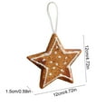 thumbnail image 3 of yulier Christmas Star Ornaments, Foam Pentagram Shape Hanging Pendant Christmas Tree Ornaments Holiday Party Christmas Tree Decorations Xmas Gifts, 3 of 6