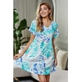 thumbnail image 4 of ABPHQTO Vestido azul con efecto tie dye de mujer Remain the Same, 4 of 5