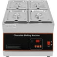 thumbnail image 4 of 500W Electric Chocolate Melting Pot w/Digital Display Control,Commercial Chocolate Warmer Melting Pot Chocolate Melter Pot for Home or Bakery Use 4 Tanks for 26.46lb of Tempered Chocolate, 4 of 8