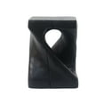 thumbnail image 6 of Llinc Store 16" Tall Twist Shape Side Table for Living Room Natural Design End Table, Artificial Wood-like Texture, Black, 6 of 10