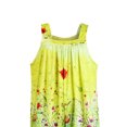 thumbnail image 4 of Imprimir overoles sueltos pierna ancha moda casual cómodo sin mangas impresión suelta mono para las mujeres amarillo M, 4 of 6