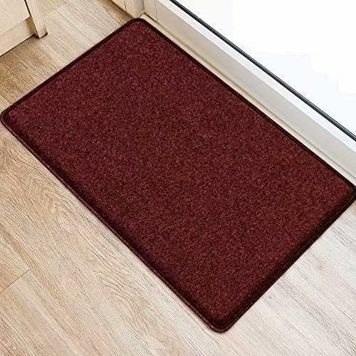2 Pack Indoor Soft Floor Mat 34”x20” Thick Plush Shaggy Rug Inside TPR