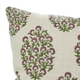 thumbnail image 2 of Hand made Pure Linen Pillow Covers with Hand Block Prints By Fabdivine, 16X16, Guldasta, 2 of 6