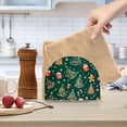thumbnail image 2 of Yayeee Napkin Holder for Table Kitchen Paper Tissue Organization, Green Christmas Gingerbread, 2 of 8
