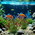 thumbnail image 4 of Aquarium Plants on Sale Barhoo Fish Tank Decorations Aquarium Decoration Plastic Aquarium Plants Natural Fish Tank Decorations for Fresh Aquarium Artificial Seaweed Clearance, 4 of 9