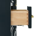 thumbnail image 4 of Ariel Stafford 37 Inch Single Right Offset Rectangle Sink Vanity With Carrara White Marble Countertop W/0.75" Edge In Midnight Blue, 4 of 9
