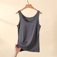 thumbnail image 2 of Aboser Tank Tops with Built in Bras for Women Plus Size Padded Shirts Soft Sleeveless Basic Tees Summer Seamless Layering Shirt Y2K Preppy Clothes, 2 of 7