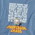 thumbnail image 2 of South Park Professor Chaos Women's T Shirt,Carolina Blue, Large, 2 of 6